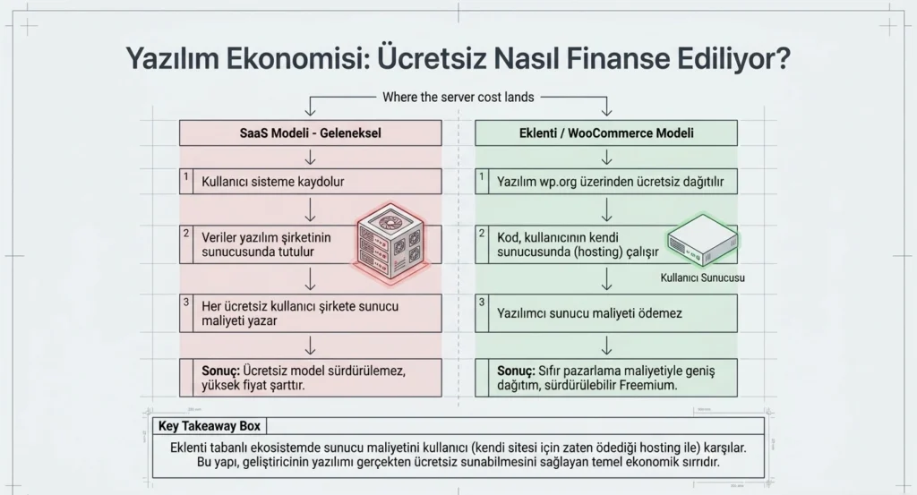 Pazaryeri Entegrasyonu yazılımlar ücretsiz nasıl finanse ediliyor?